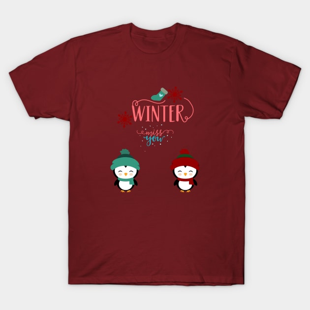 Winter T-Shirt by Ledos